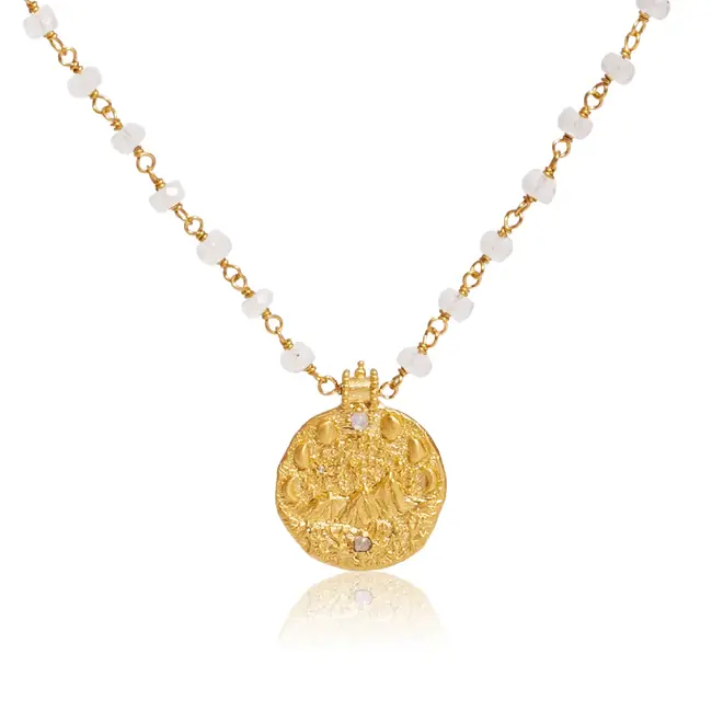 I am Whole Crystal  •  Necklace • Gold plated