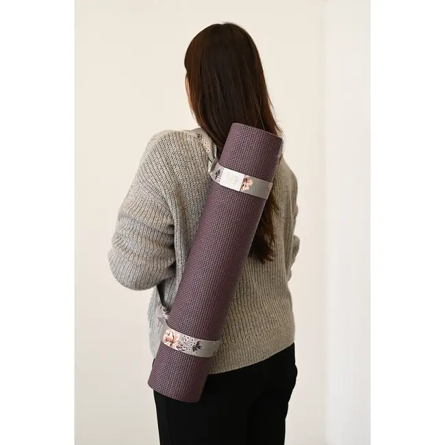 Draagriem voor Yogamat │ Fullcolour Print │ Vintage Flowers