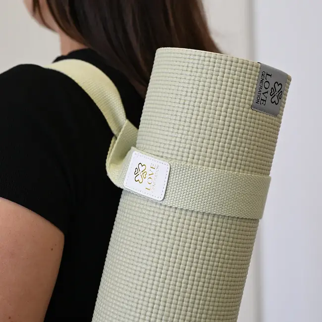 Yoga Mat Carrying Strap │ Cotton │ Serenity Sage