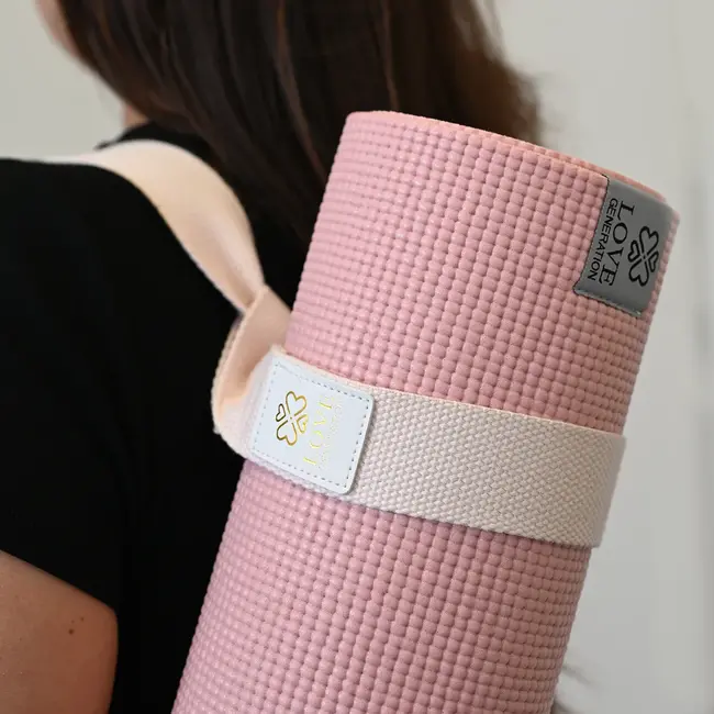 Tragegurt für Yogamatte │ Baumwolle │ Precious Pink