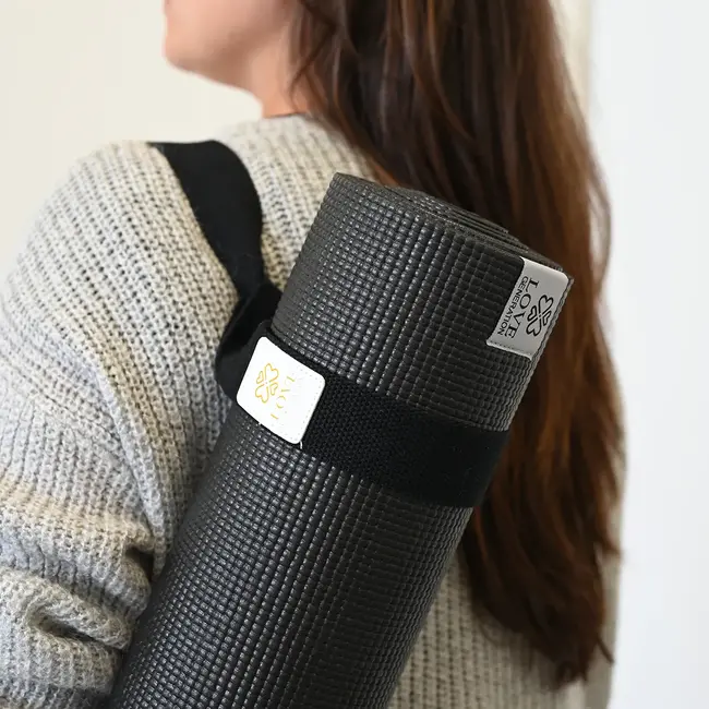 Draagriem voor Yogamat │ Katoen │ Beautiful Black