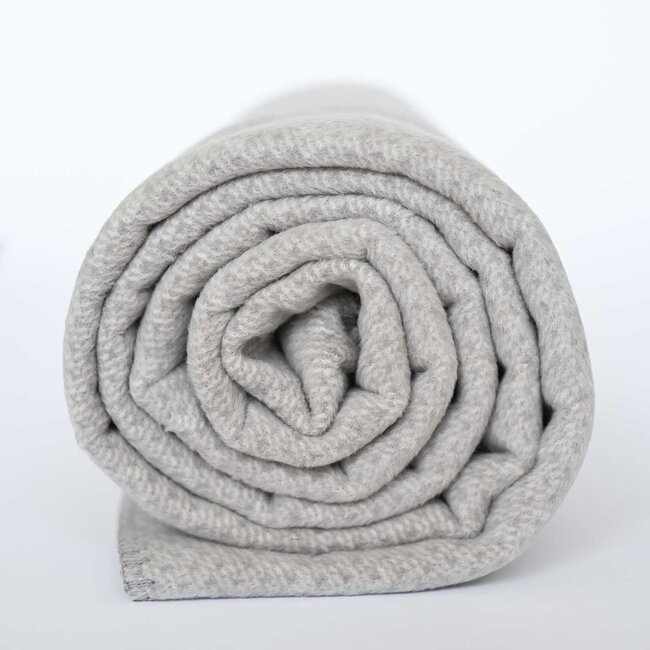 Eco Yoga Blanket │ Organic Cotton │ Extra Soft │Titan Melange