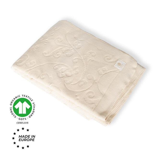 Eco Yogadeken │ Biologisch Katoen │ Extra Zacht │ Arabica Structuur │Wit