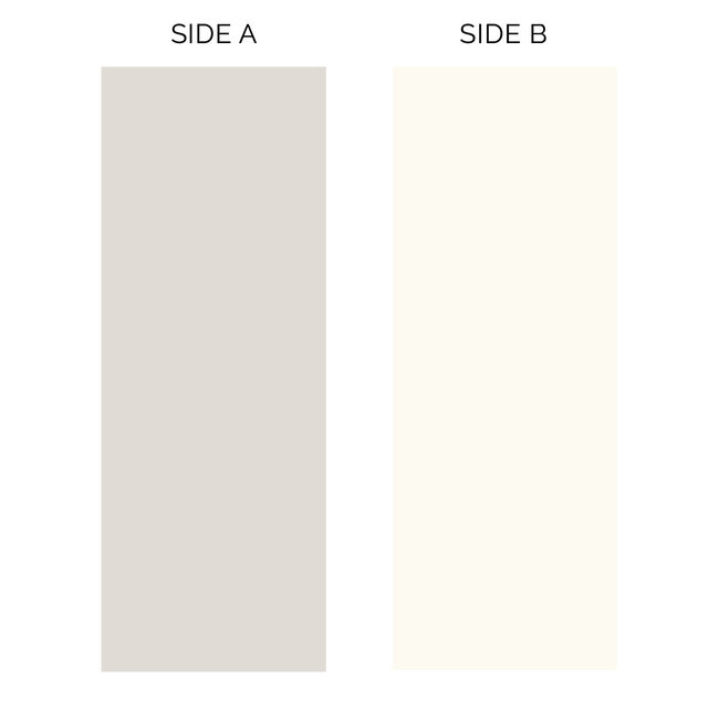 Two Sided Yoga Towel - Sand & White