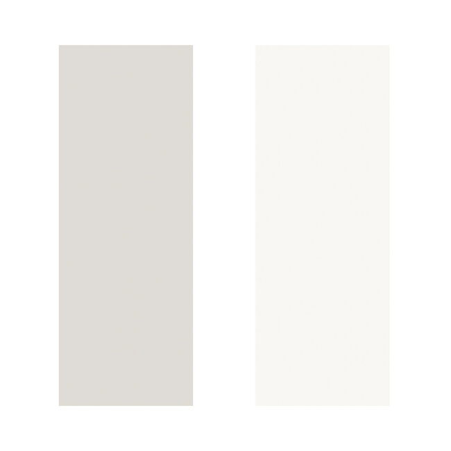 Tweezijdige Yoga Handdoek - Sand & White