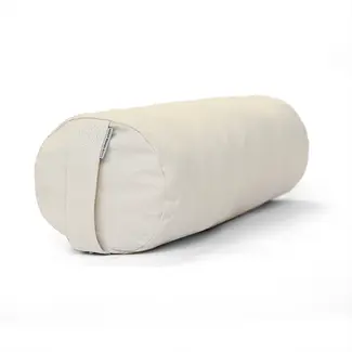 Love Generation Round Bolster - Unbleached Cotton