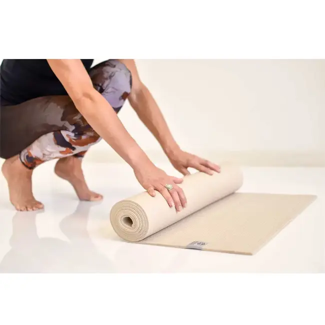 Extra Long Yoga Mat │200 cm│ Sand │ Anti-Slip
