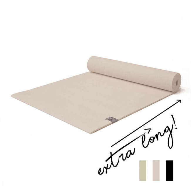 Extra Lange Yogamat │200 cm│ Zand │ Anti Slip