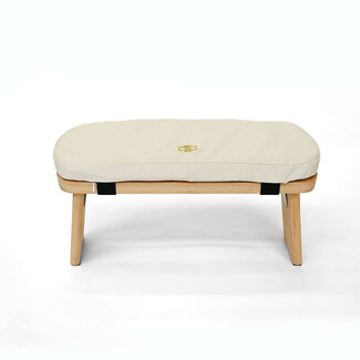 Love Generation Meditation bench │ Bamboo │ Unbleached Cotton