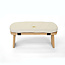Meditation Bench │ Bamboo │ Foldable │ Unbleached Cotton Cushion