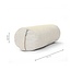 Rundes Yoga Bolster | Ungebleichte Baumwolle | 61cm lang