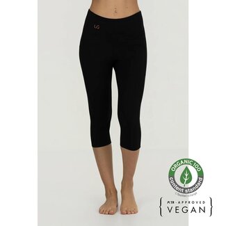 Urban Goddess Tara Yoga Capri Legging │ Onyx Black