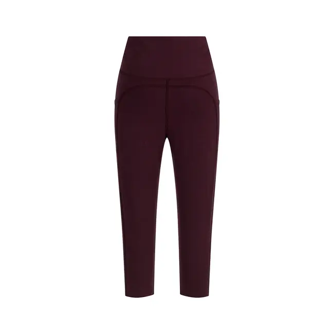 Tara Yoga Capri Legging │ Fig Purple