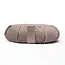 Meditation Cushion │ Half Moon │ Velvet with Buckwheat Filling │ Taupe