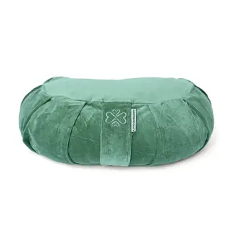 Love Generation Meditation Cushion │ Half Moon │ Sea Green