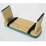 Meditation Bench │ Bamboo │ Foldable │ Velvet Cushion │ Sea Green
