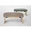 Meditation Bench │ Bamboo │ Foldable │ Velvet Cushion │ Sea Green