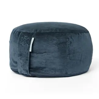 Love Generation Meditation Cushion │ Round │ Velvet │ Night Blue