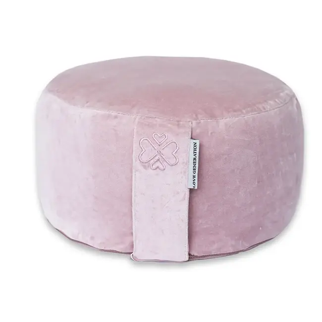 Meditation Cushion │ Round │ Velvet │ Dusty Pink