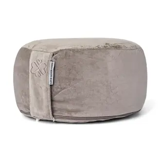 Love Generation Meditatiekussen │ Rond │ Velvet │ Taupe