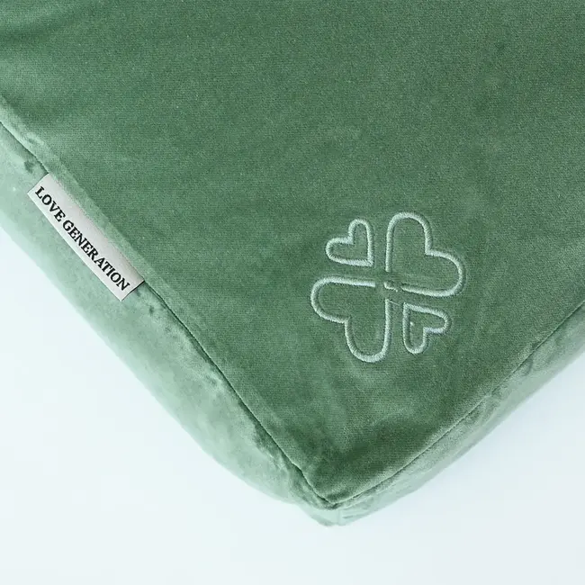 Meditation Mat │ Zabuton │ Velvet │ Sea Green