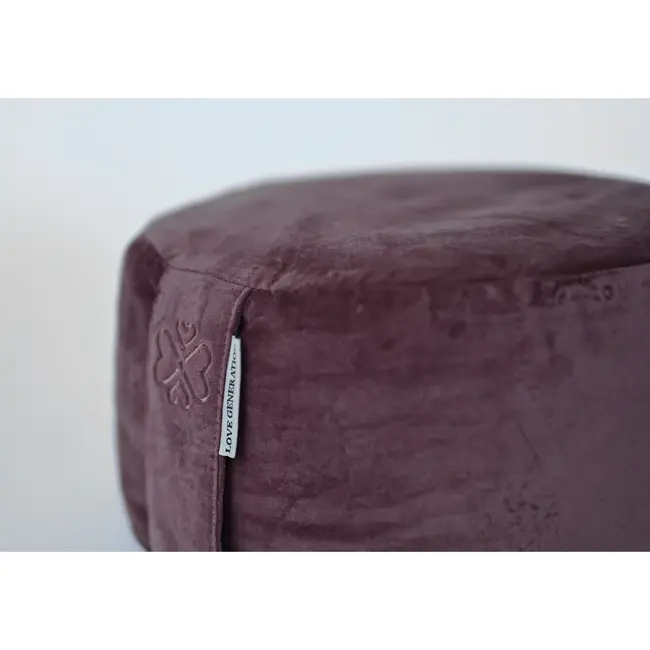 Meditation Cushion │ Round │ Velvet │ Wild Fig