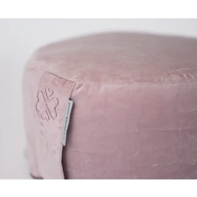 Meditation Cushion │ Round │ Velvet │ Dusty Pink