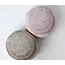 Meditatiekussen │ Rond │ Fluweel │ Mandala │ Taupe