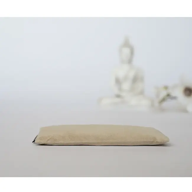 Velvet Eye Pillow with Lavender - Sand