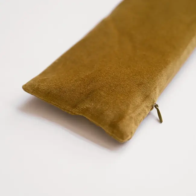 Velvet Eye Pillow with Lavender - Gold