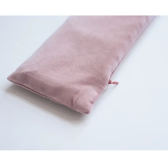 Fluwelen Oogkussen met Lavendel - Oud Roze
