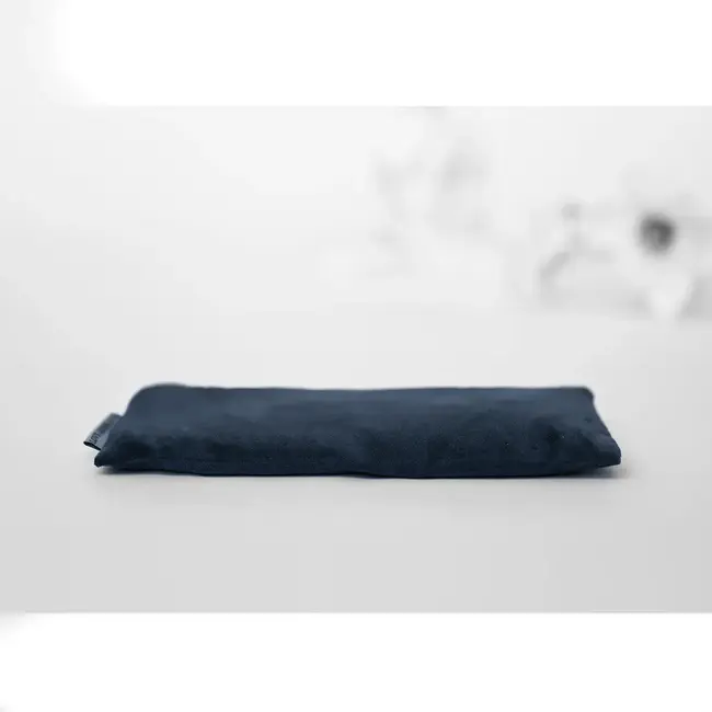 Velvet Eye Pillow with Lavender - Night Blue