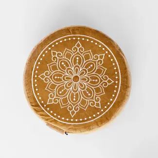 Love Generation Meditatiekussen │ Mandala │ Velvet │ Gold