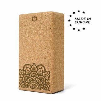 Love Generation Eco Yoga Block Cork - Rising Mandala