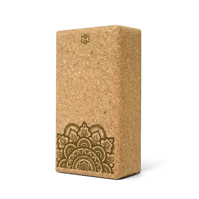 Eco Yogablok | Kurk  | Made in EU | Rising Mandala Print