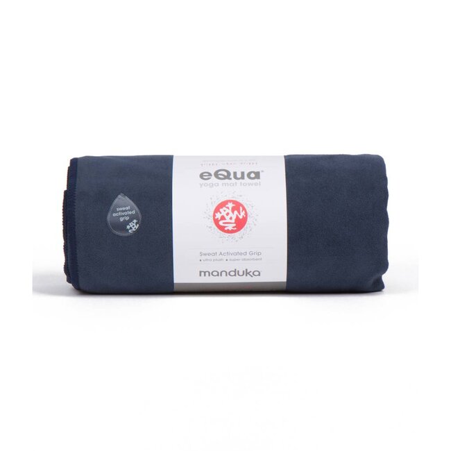 Manduka eQua Yogatowel - Midnight - Blauw