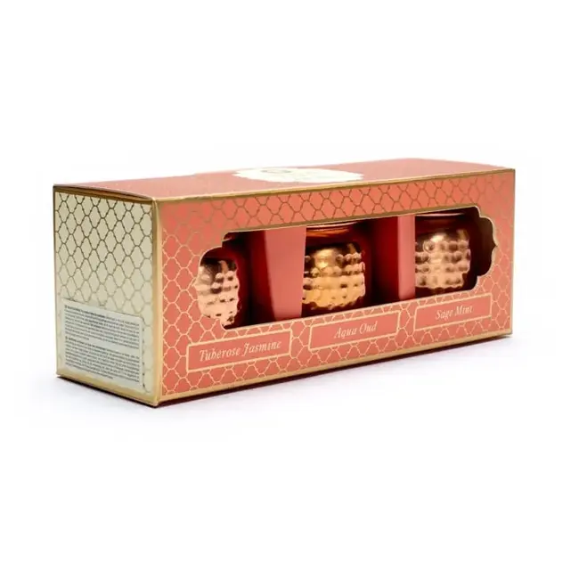 Ayurvedic Scented Candle Set – 3 Dosha Candles in a Jar