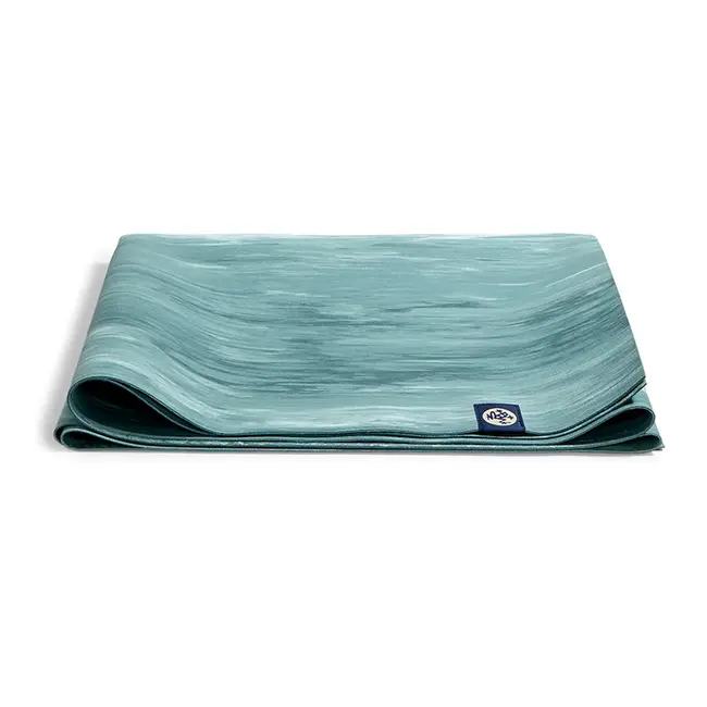 eKO SuperLite Travel Yogamat - 1.5mm - Sage  Marbled