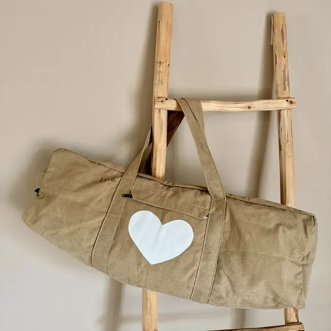 YogaTas  Hartje –  Khaki Canvas