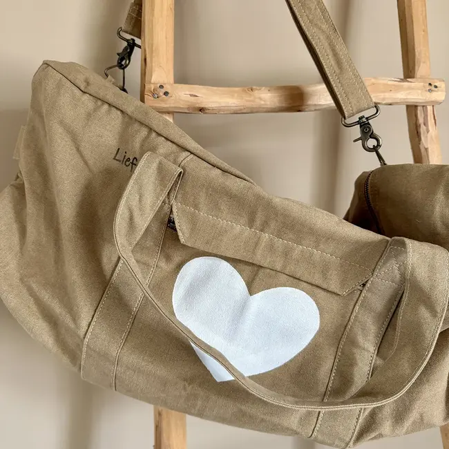 YogaTas  Hartje –  Khaki Canvas