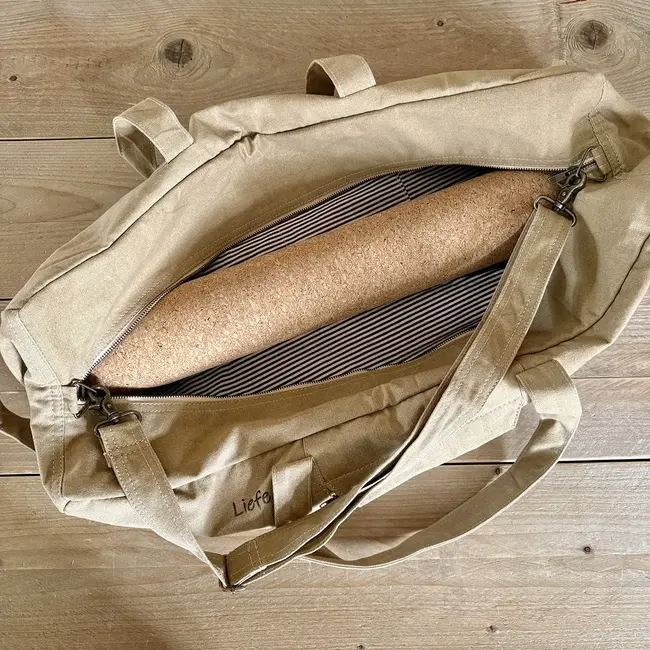 Heart Yoga Bag – Khaki Canvas