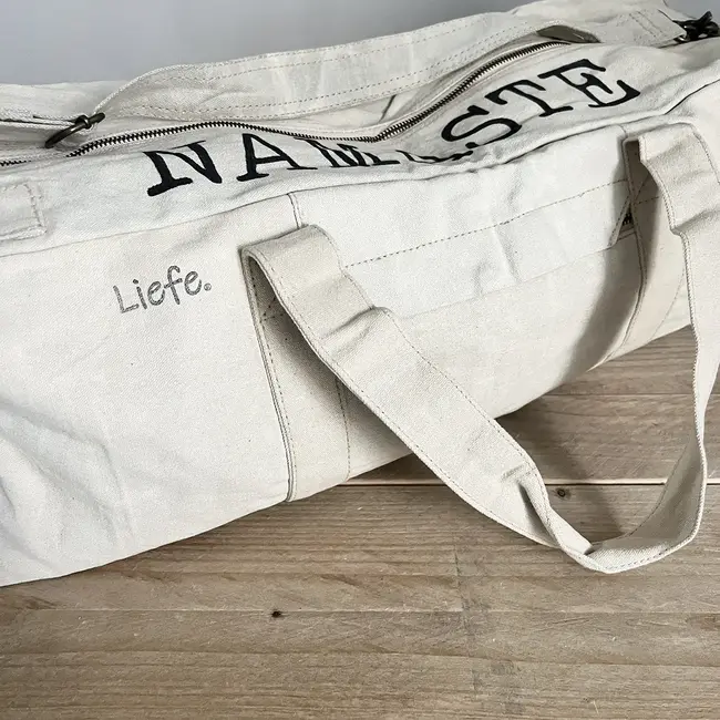 Große Yogatasche Namaste – Vintage Light Canvas
