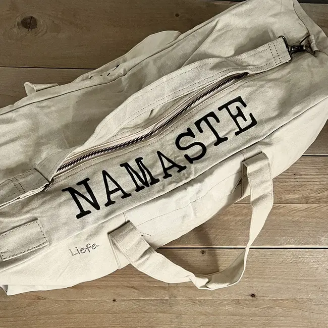 Große Yogatasche Namaste – Vintage Light Canvas