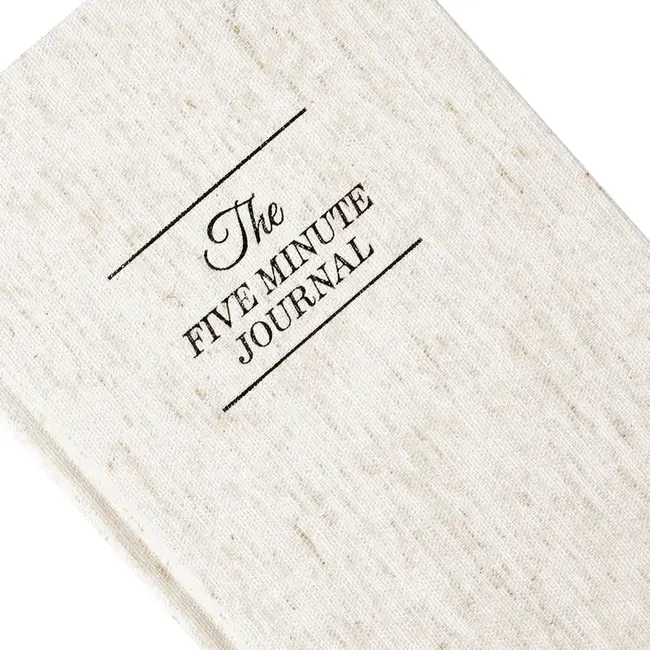 The Five Minute Journal - Original Linen - White