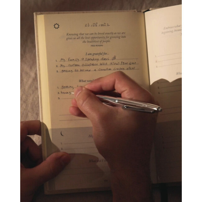 The Five Minute Journal - Original Linen - Wit