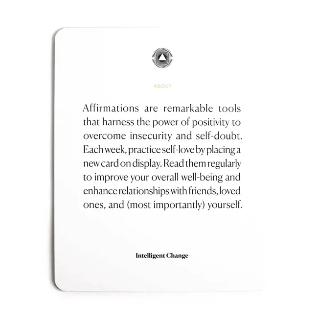 Mindful Affirmations – 52 Affirmation Cards
