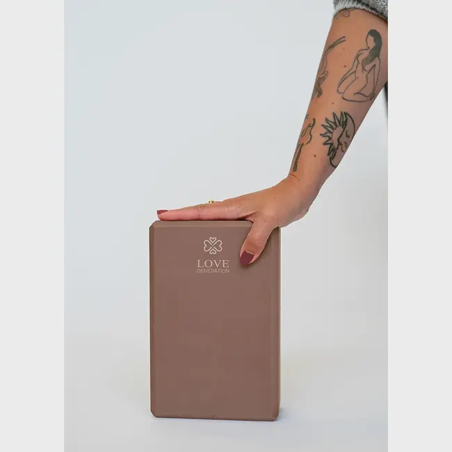 Yogablok | Eva Foam | Bruin