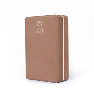 Love Generation Foam Yogablok  - Blissful Brown