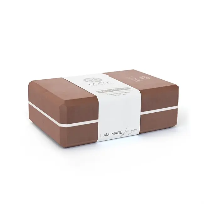 Yogablok | Eva Foam | Bruin