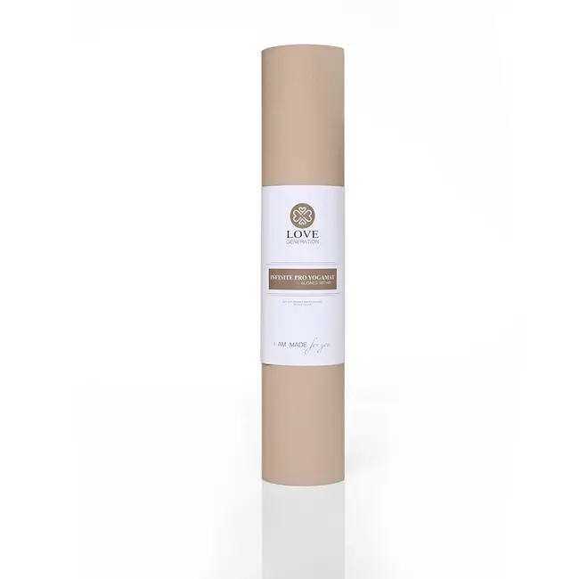 Infinite PRO Yogamatte │ PU & Naturkautschuk │ 5 mm │ Aligned Within │ Sand